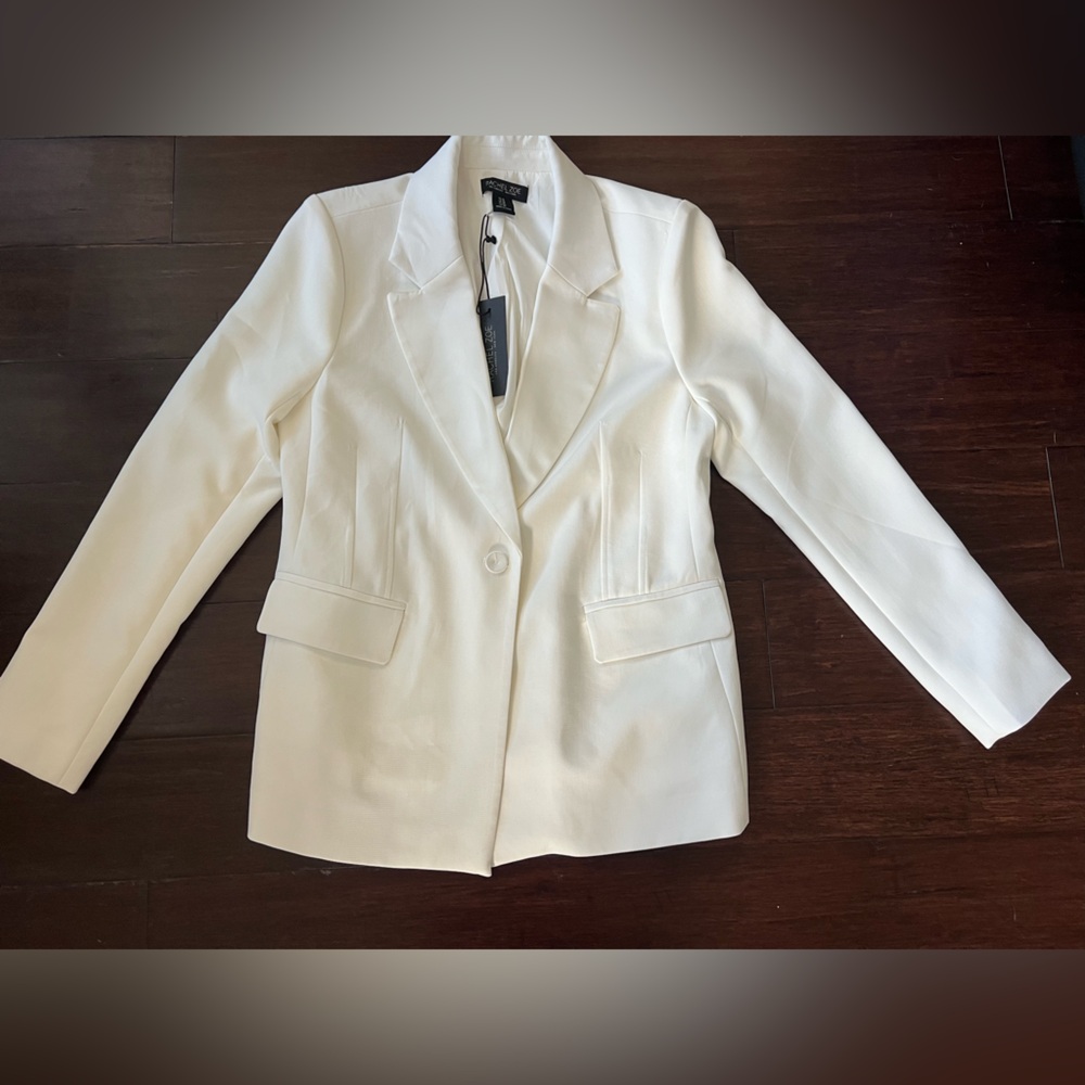 Rachel Zoe Cream Blazer Jacket